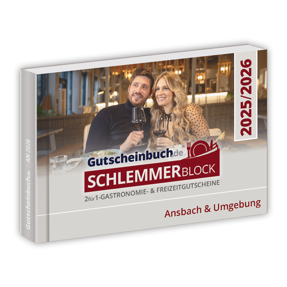 Gutscheinbuch Schlemmerblock  Ansbach & Umgebung 2025/2026