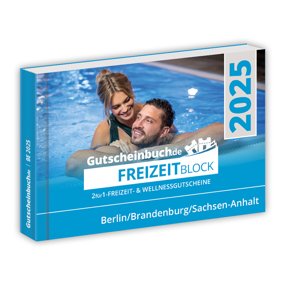 Gutscheinbuch Freizeitbock Berlin/ Brandenburg/ Sachsen-Anhalt 2025