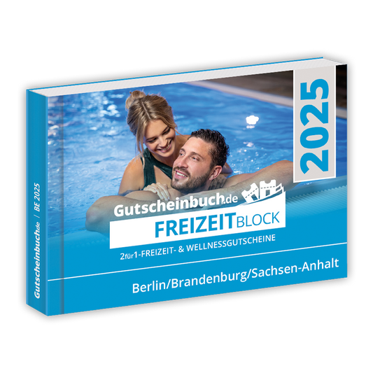 Gutscheinbuch Freizeitbock Berlin/ Brandenburg/ Sachsen-Anhalt 2025